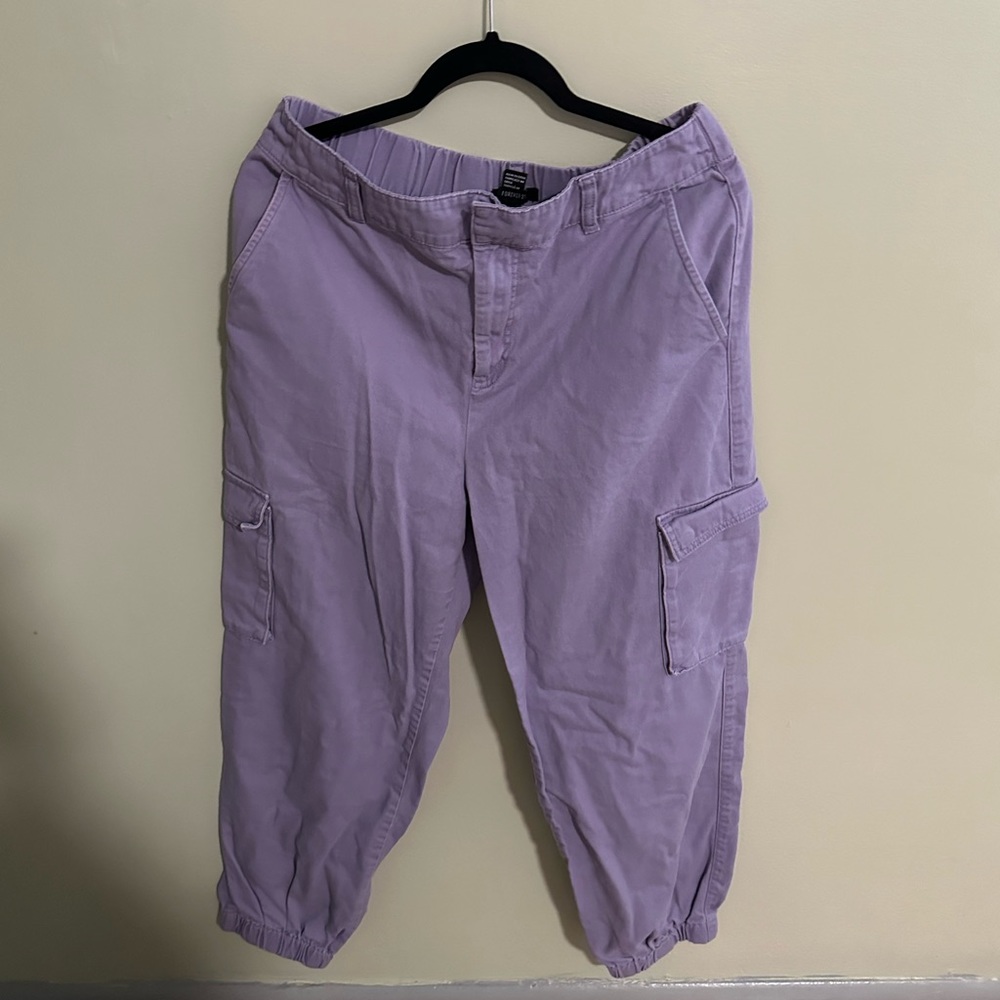 Brand: jcpenny 2 cargos available. One in black and one in purple